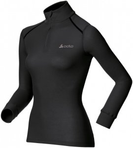 Odlo W Shirt L/S Turtle Neck 1/2 Zip Warm | Größe XS,S,M,L,XL,XXL | Damen Oberteil