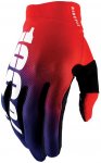 100% Ridefit Gloves Blau / Rot |  Accessoires