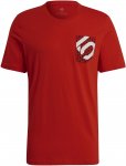 Adidas Five Ten Brand Of The Brave Tee M Rot | Größe L | Herren Kurzarm-Shirt