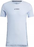Adidas Terrex Agravic Pro Tee M Blau | Größe XXL | Herren Kurzarm-Shirt