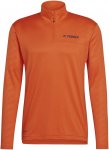 Adidas Terrex Multi Half-zip Long-sleeve M Orange | Herren Langarm-Shirt
