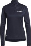 Adidas Terrex Multi Half-zip Long-sleeve W Blau | Damen Langarm-Shirt