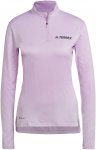 Adidas Terrex Multi Half-zip Long-sleeve W Pink | Damen Langarm-Shirt