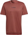Adidas Terrex Multi Tee M Rot | Größe XXL | Herren T-Shirt