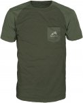 Alprausch M Felsenegg Special T-shirt Colorblock / Oliv | Herren Kurzarm-Shirt