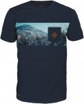 Alprausch M Winterwald T-shirt Blau | Größe XL | Herren Kurzarm-Shirt