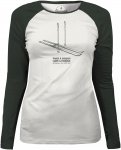 Alprausch W Fonduepause Longsleeve T-shirt Colorblock / Weiß | Größe XL | Dam