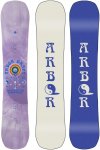 Arbor Draft Rocker Snowboard Lila | Größe 155 cm W | 