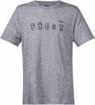 Bergans Backpack Wool M Tee Grau | Herren T-Shirt