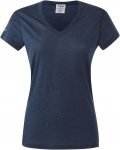 Bergans Bloom Wool Lady Tee Blau | Damen T-Shirt