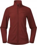 Bergans Finnsnes Fleece W Jacket Rot | Größe XS | Damen Anorak