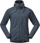 Bergans Hareid Fleece M Jacket Blau | Größe XL | Herren Anorak