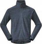 Bergans Hareid Fleece M Jacket Nohood Blau | Herren Anorak