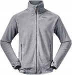 Bergans Hareid Fleece M Jacket Nohood Grau | Größe XL | Herren Anorak