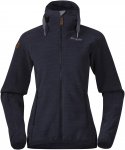 Bergans Hareid Fleece W Jacket Blau | Größe XL | Damen Anorak
