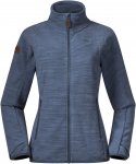 Bergans Hareid Fleece W Jacket Nohood Blau | Größe XS | Damen Anorak