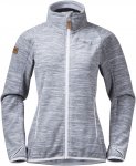 Bergans Hareid Fleece W Jacket Nohood Grau | Größe XL | Damen Anorak