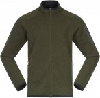 Bergans Kamphaug Knitted M Jacket Grün | Größe L | Herren Anorak