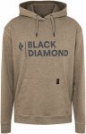 Black Diamond M Stacked Logo Hoody Braun | Größe XL | Herren Freizeitpullover