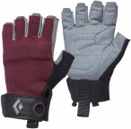 Black Diamond W Crag Half-finger Gloves Grau / Rot | Größe XS | Damen Accessoi