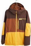 Burton M Peasy Jacket Colorblock / Braun | Herren Ski- & Snowboardjacke