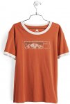 Burton W Sagewood Short-sleeve Tee Orange | Größe XS | Damen Kurzarm-Shirt