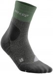 Cep M Hiking Compression Merino Mid Cut Socks Grau / Grün | Größe V | Herren 