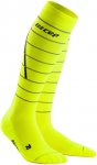 Cep M Reflective Compression Socks Tall Gelb | Herren Kompressionssocken