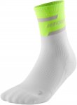 Cep M The Run Compression Socks Mid Cut Colorblock / Grün / Weiß | Größe III