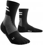 Cep Training Compression Socks Mid Cut Schwarz | Größe L |  Kompressionssocken