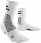 Cep Training Compression Socks Mid Cut Weiß |  Kompressionssocken