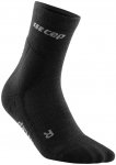 Cep W Cold Weather Compression Mid Cut Socks Schwarz | Größe III | Damen Kompr