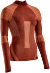Cep W Ski Touring Base Shirt Colorblock / Orange | Größe XS | Damen Kurzarm-Sh