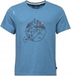 Chillaz M Homo Mons Velo T-shirt Blau | Größe XL | Herren Kurzarm-Shirt