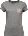 Chillaz W Istrien T-shirt Grau | Größe 36 | Damen Kurzarm-Shirt