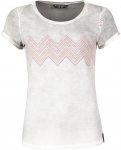 Chillaz W Oetztal Zigzag Ornament T-shirt Grau | Größe 40 | Damen Kurzarm-Shir