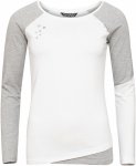 Chillaz W SAN Siro Longsleeve Grau / Weiß | Größe 40 | Damen T-Shirt
