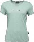 Chillaz W Tao Flower Arrow T-shirt Grün | Größe 40 | Damen Kurzarm-Shirt