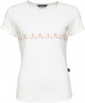 Chillaz W Tao Flower Meadow T-shirt Weiß | Größe 34 | Damen Kurzarm-Shirt