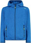 Cmp Boys Jacket Fix Hood Knitted Blau | Größe 116 | Jungen Anorak
