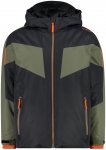 Cmp Boys Jacket Fix Hood Twill Colorblock / Grau | Größe 128 | Jungen Ski- & S