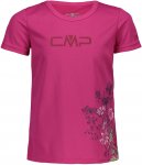 Cmp Girl T-shirt Piquet Lila | Größe 176 | Damen Kurzarm-Shirt