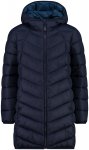 Cmp Girls Coat Fix Hood Nylon Blau | Größe 116 | Mädchen Parka