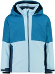 Cmp Girls Jacket Fix Hood Twill Colorblock / Blau | Größe 176 | Mädchen Ski- 