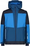 Cmp M Jacket Fix Hood Pl Pongee Jacquard+tpu Colorblock / Blau | Größe 56 | He