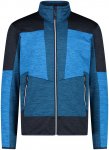 Cmp M Jacket Melange Grid Tech Colorblock / Blau | Größe 54 | Herren Anorak