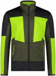 Cmp M Jacket Melange Grid Tech Colorblock / Grün / Oliv | Größe 54 | Herren A