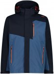 Cmp M Zip Hood Detachable Inner Jacket Colorblock / Blau | Größe 48 | Herren O