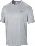 Columbia M Zero Rules Short Sleeve Shirt Grau | Größe XXL | Herren T-Shirt
