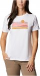 Columbia W Sun Trek Short-Sleeve Graphic Tee Weiß | Damen T-Shirt